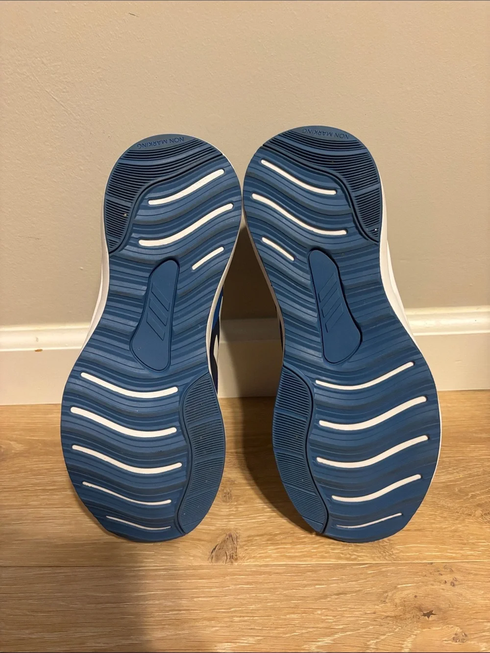 adidas Men’s Navy and White Running Shoes
